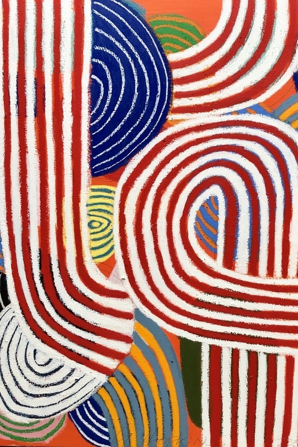 La peinture colorée contemporaine entre énergie et joie