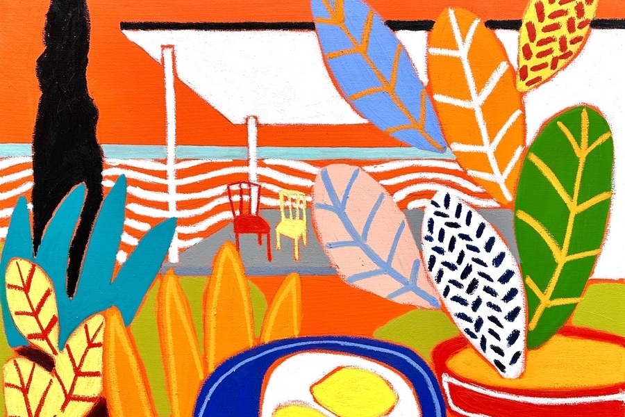 La peinture colorée contemporaine entre énergie et joie