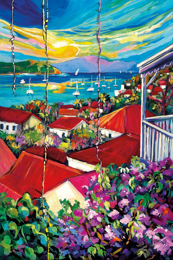 Une artiste peintre caribéenne qui raconte des histoires