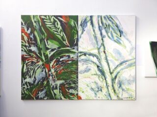 Peinture abstraite contemporaine, matière et liberté du geste nourrissent l’univers de Patrick Baillet.