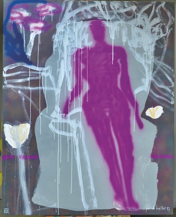 Peinture abstraite contemporaine, matière et liberté du geste nourrissent l’univers de Patrick Baillet.